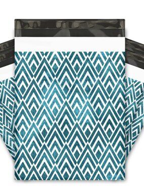20 10x13 Geometric Designer Poly Mailers Shipping Envelopes